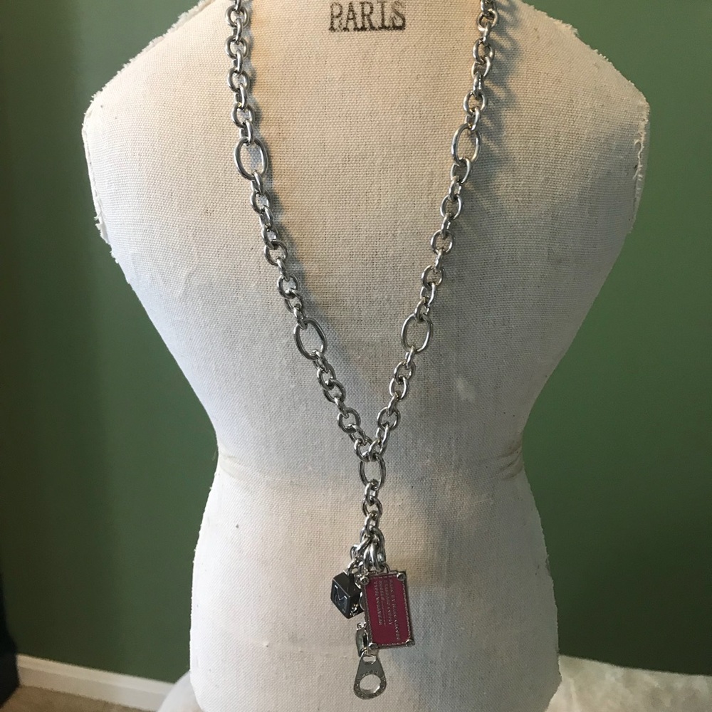 Marc by Marc Jacobs Silver Y-style necklace